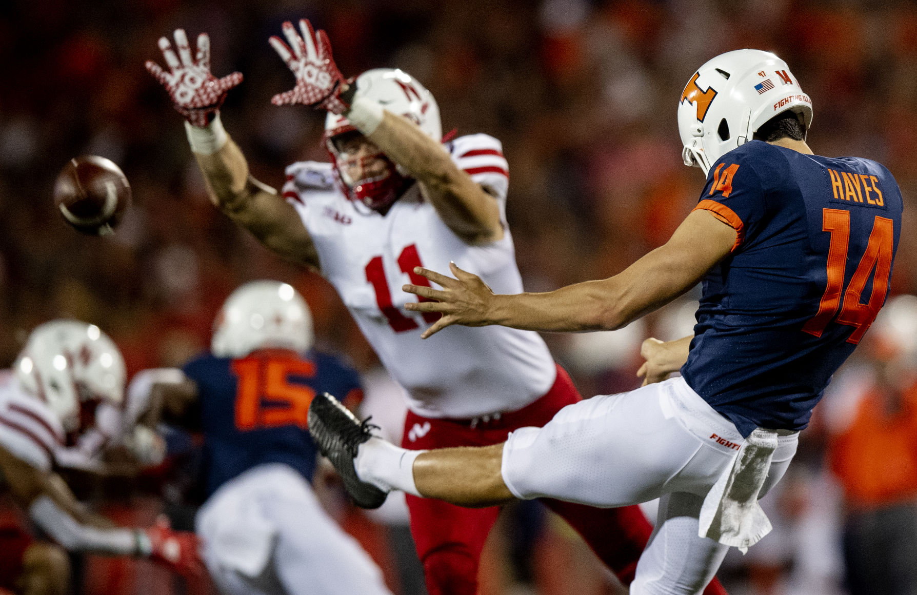 Nebraska vs. Illinois, 9.21